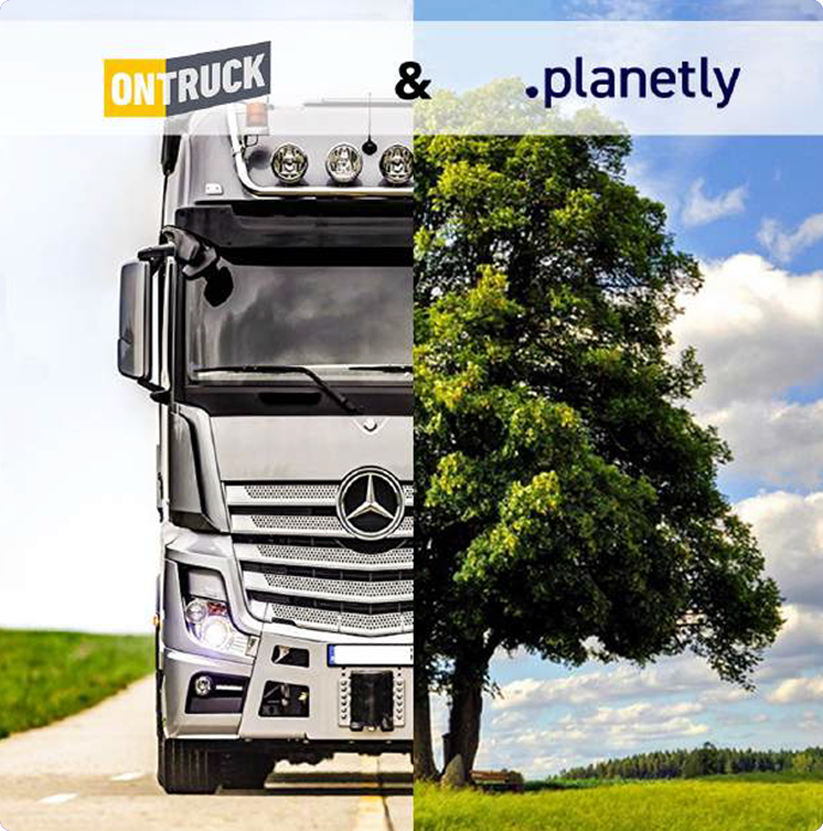 Grafik Kooperation OnTruck & Planetly