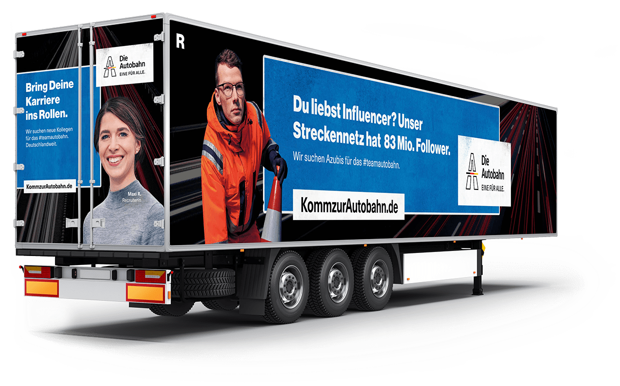 LKW Werbung - Heckfläche & Full Branding