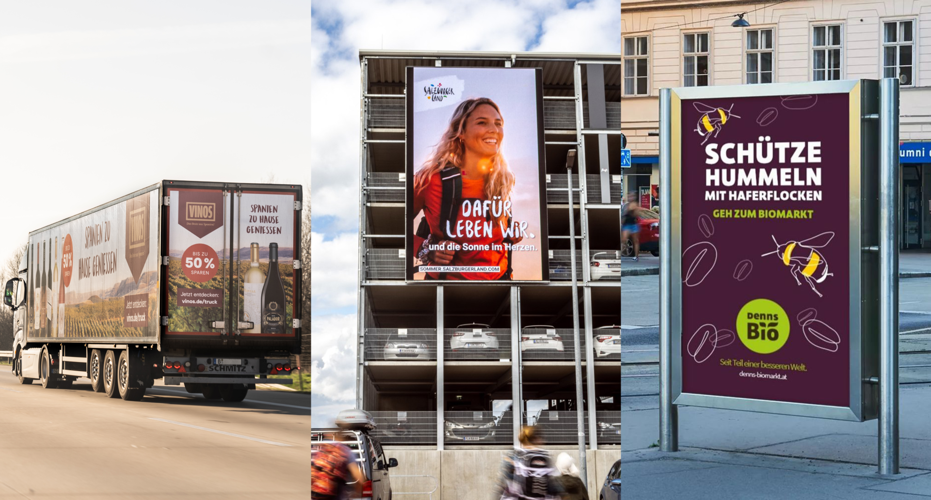 Steigerung der Markenbekanntheit mit Außenwerbung